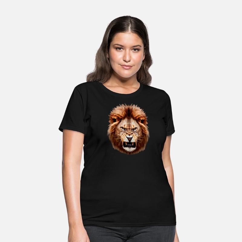 Fierce Lion Face