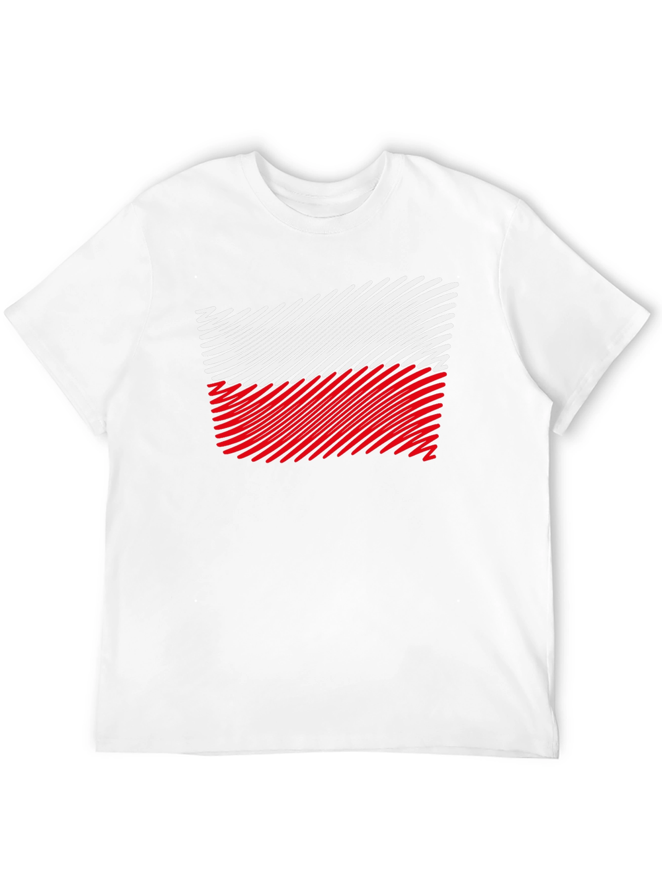 Poland Flag T-Shirt - Unique Striped Design