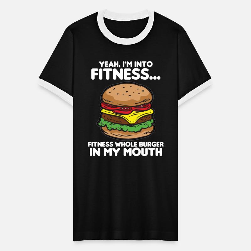 FITNESS FASTFOOD Hamburger Humor