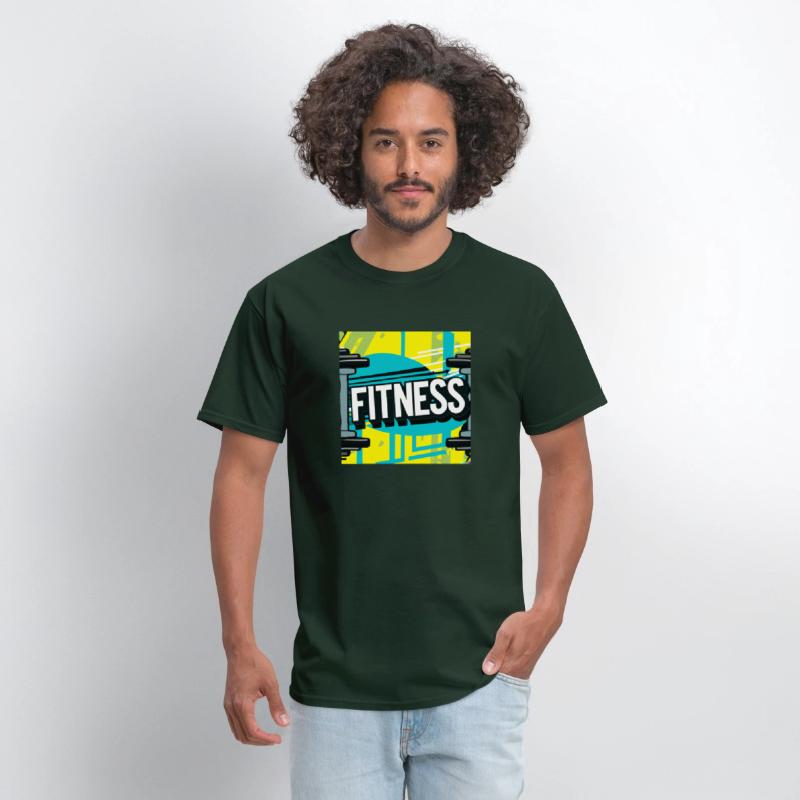 Fitness Gym Passion Design with Dumbbells