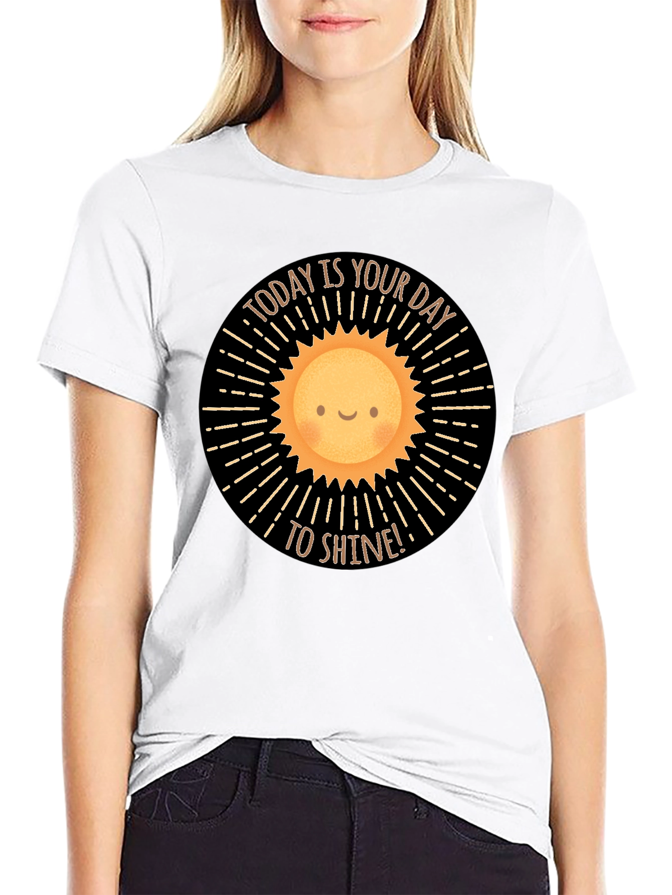 Sunshine Day Graphic T-Shirt - Positive Vibes