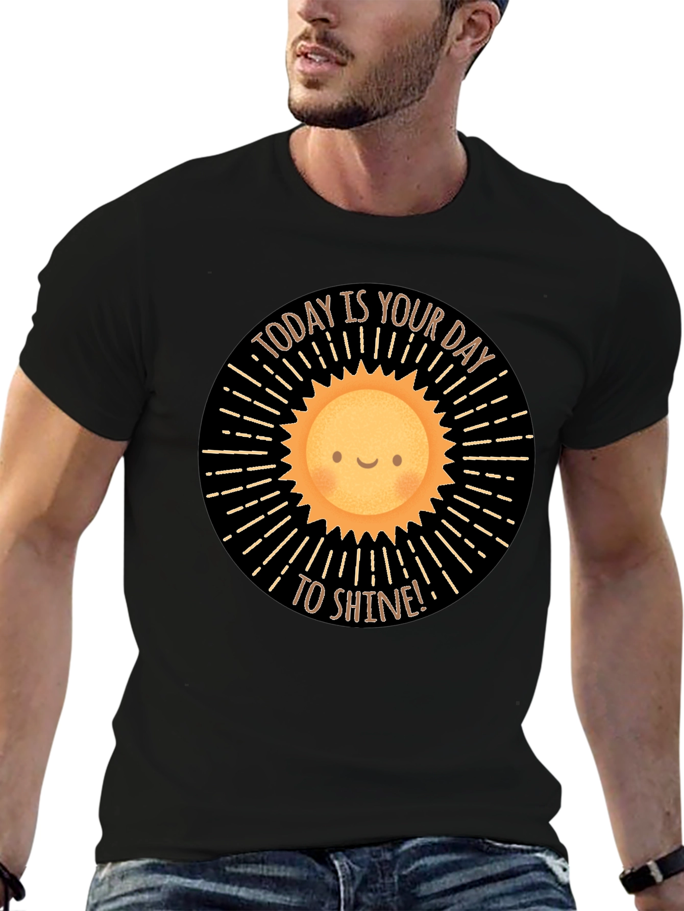 Sunshine Day Graphic T-Shirt - Positive Vibes