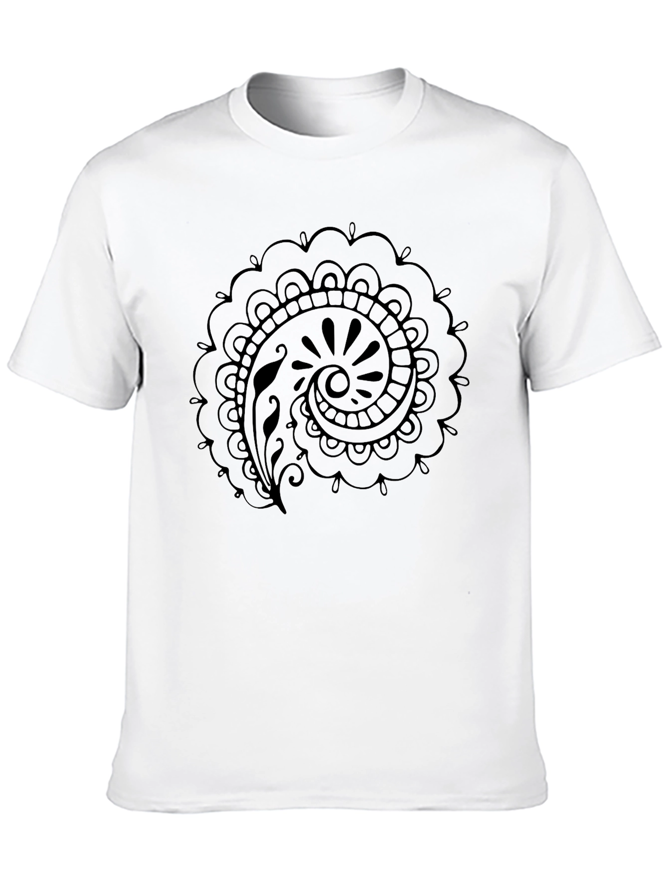 Black Mandala Graphic Tee