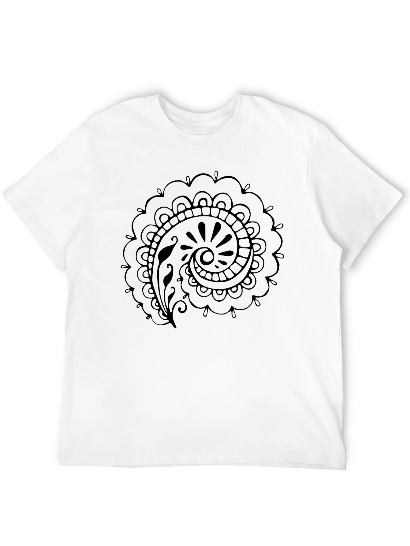 Black Mandala Graphic Tee