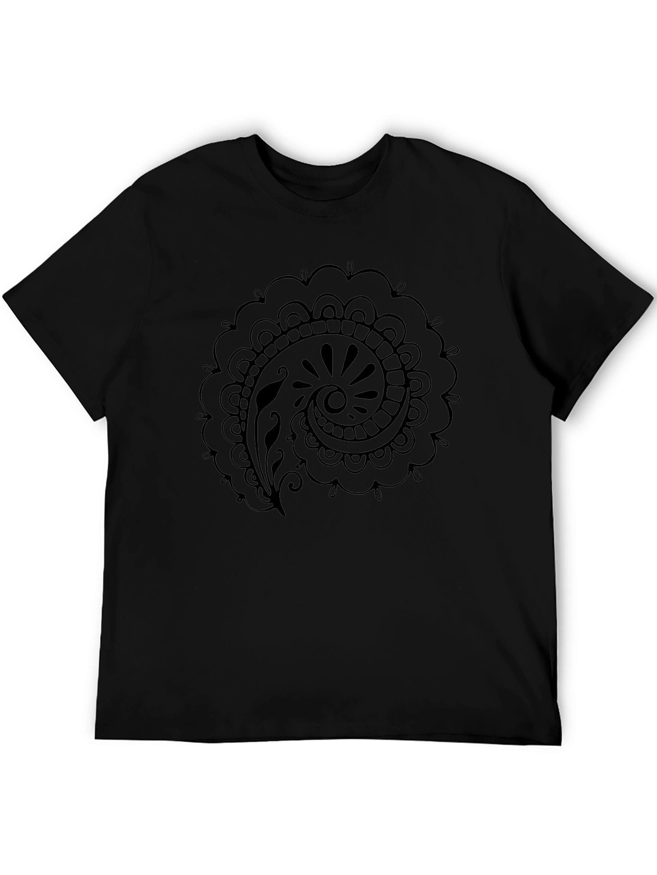 Black Mandala Graphic Tee