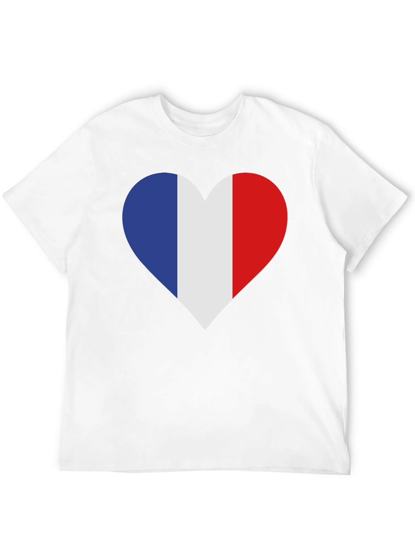 French Flag Heart T-Shirt