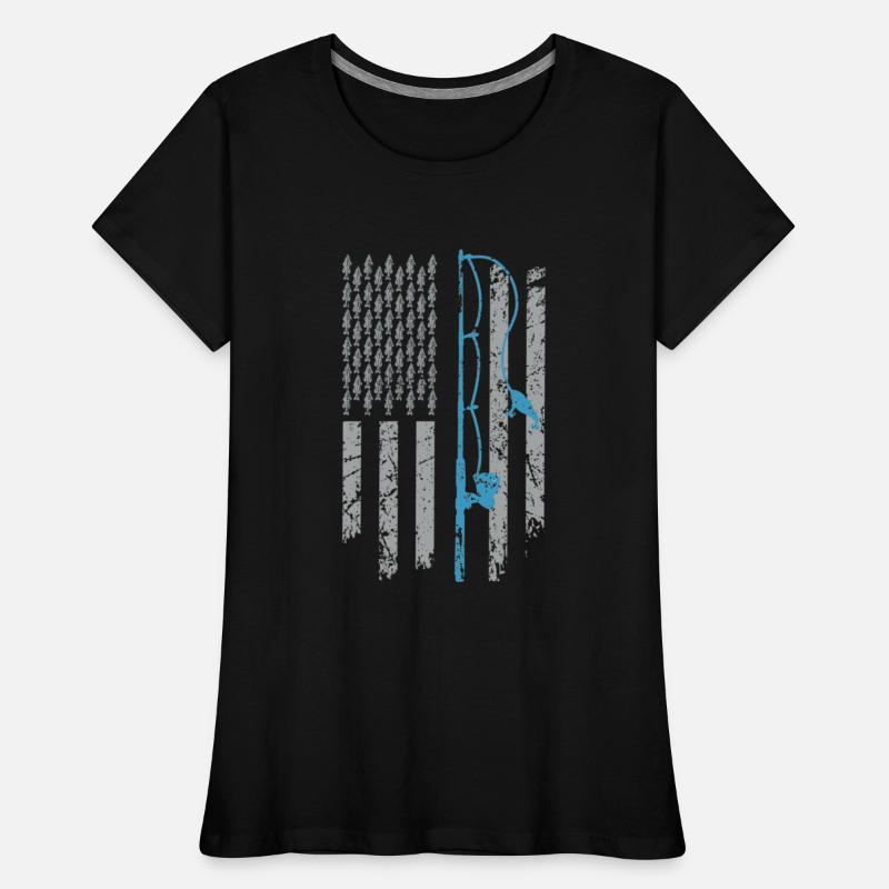 Flag love fishing shirt