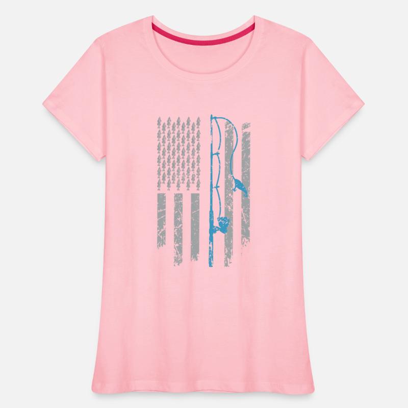Flag love fishing shirt
