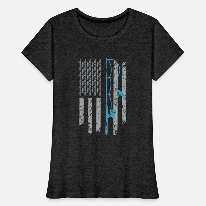 Flag love fishing shirt