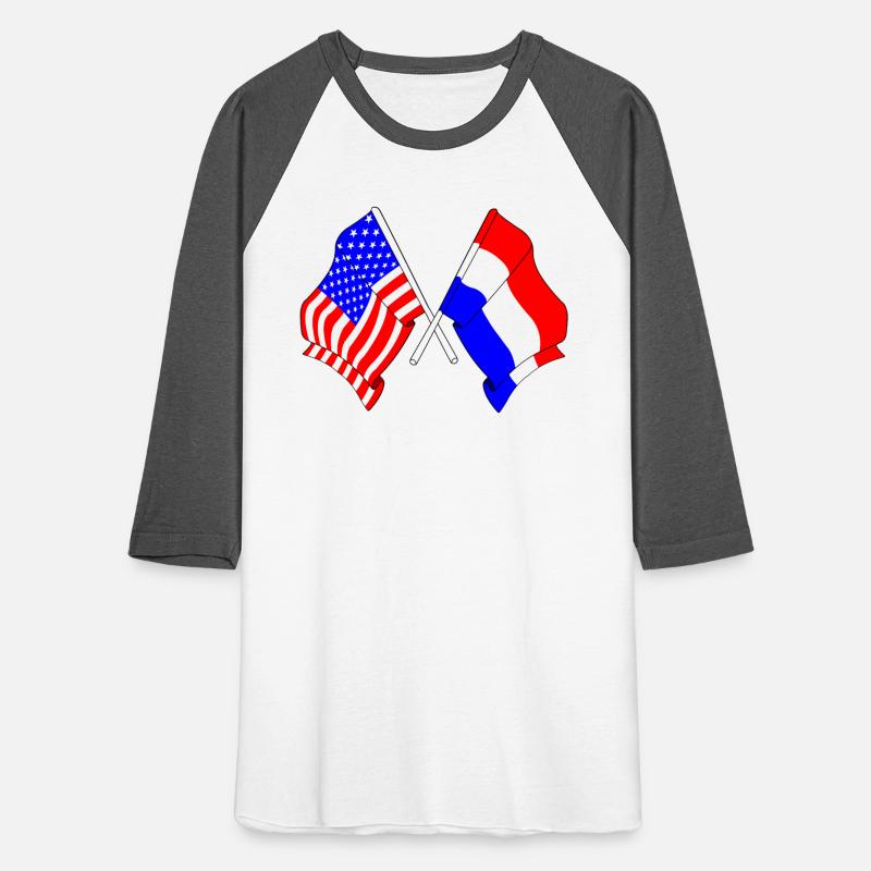 Flag of the United States USA and flag Netherlands