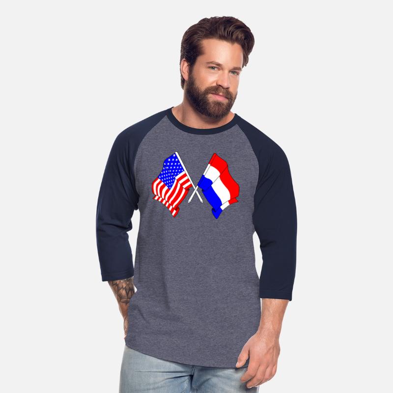 Flag of the United States USA and flag Netherlands