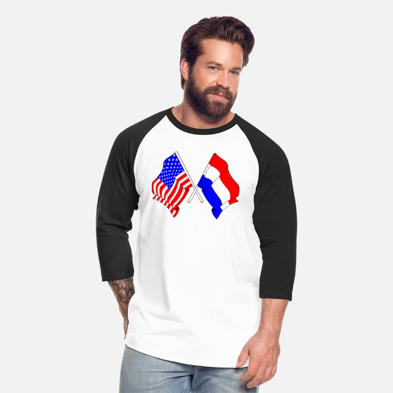 Flag of the United States USA and flag Netherlands