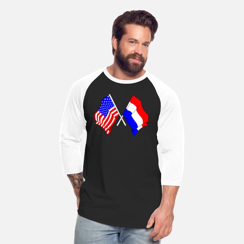 Flag of the United States USA and flag Netherlands