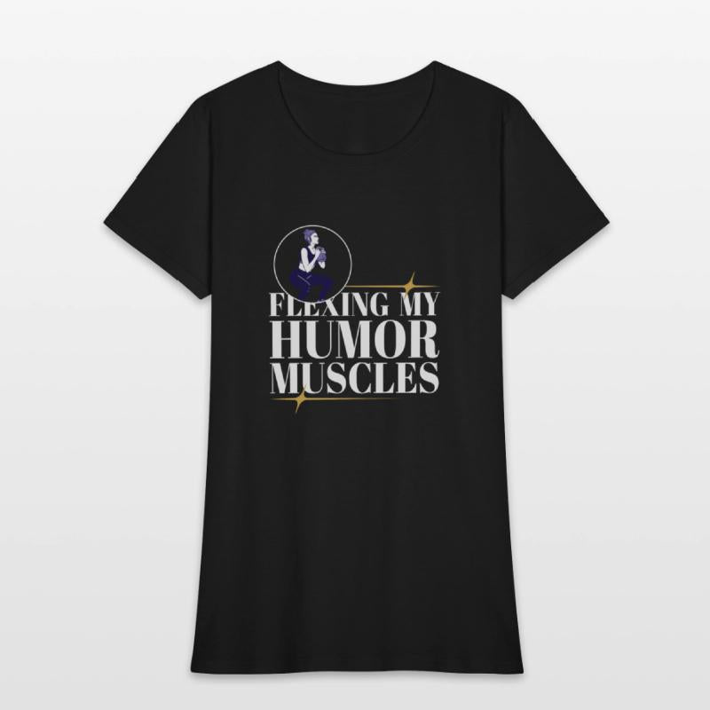 Flexing My Humor Strength Sports Laughing Muscles