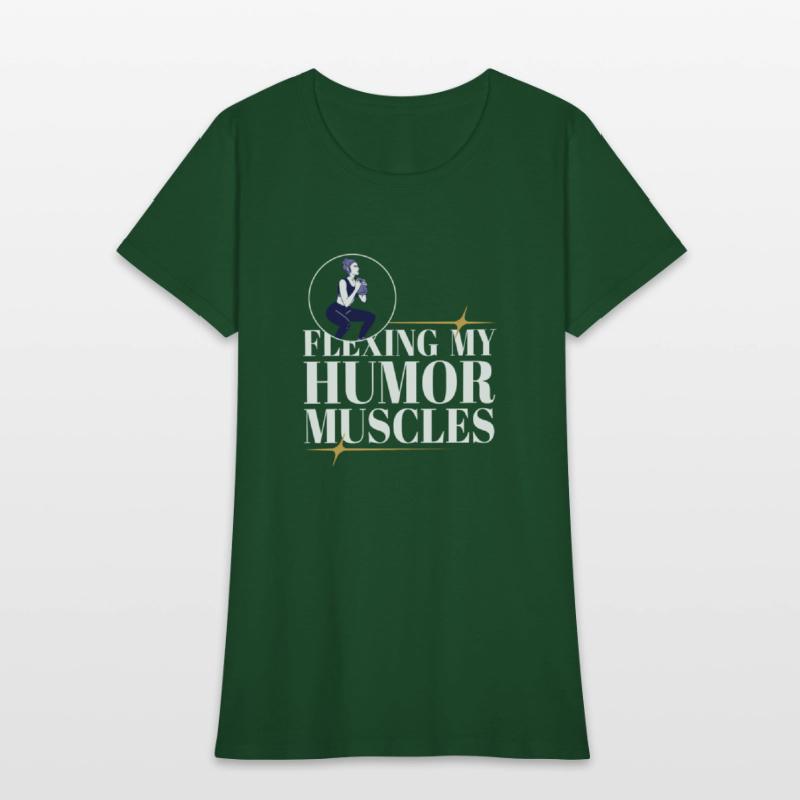Flexing My Humor Strength Sports Laughing Muscles