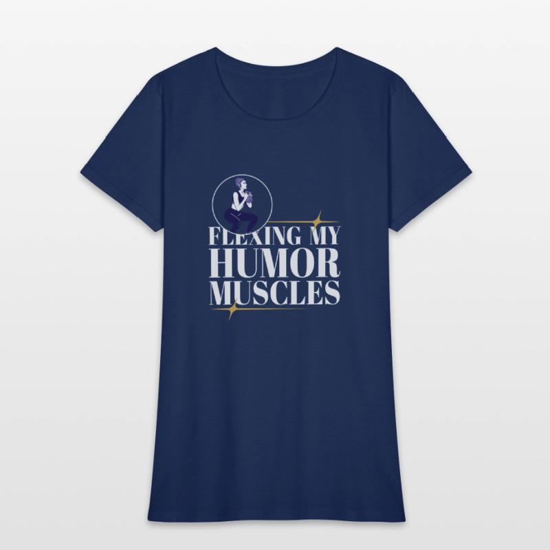 Flexing My Humor Strength Sports Laughing Muscles