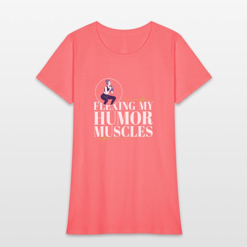 Flexing My Humor Strength Sports Laughing Muscles