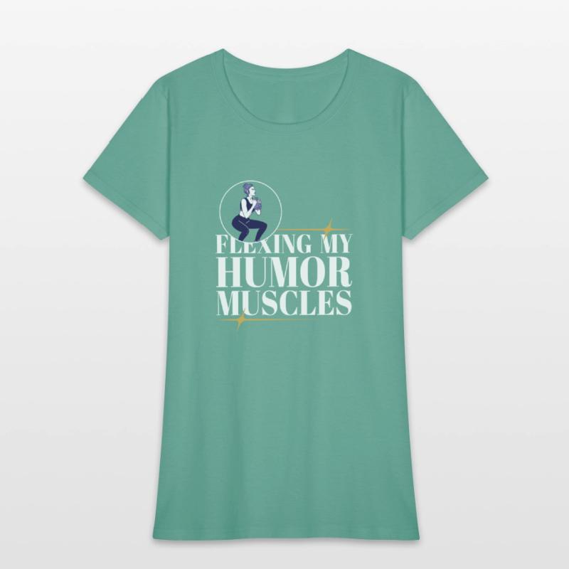Flexing My Humor Strength Sports Laughing Muscles