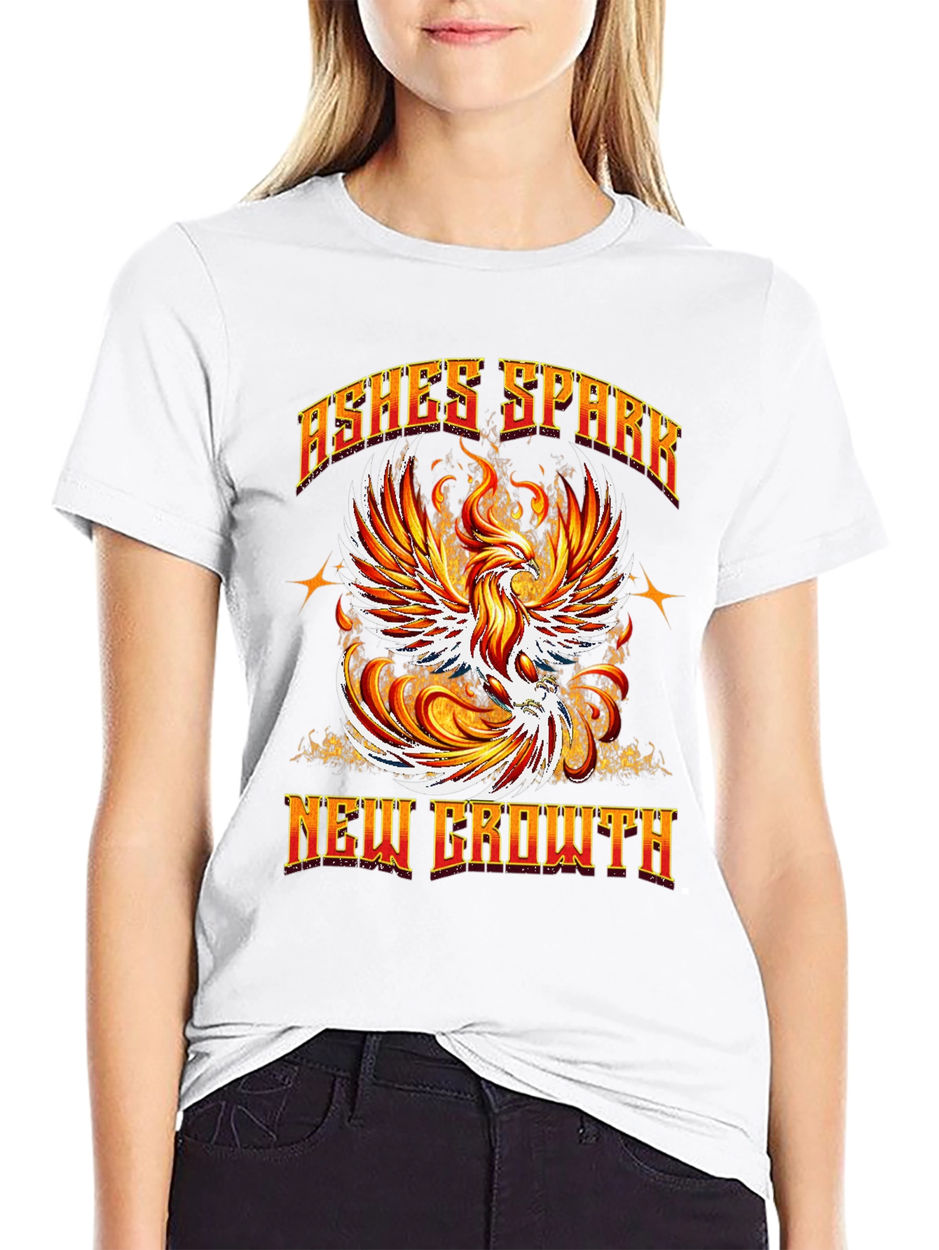 Ashes Spark New Growth Phoenix Graphic Tee