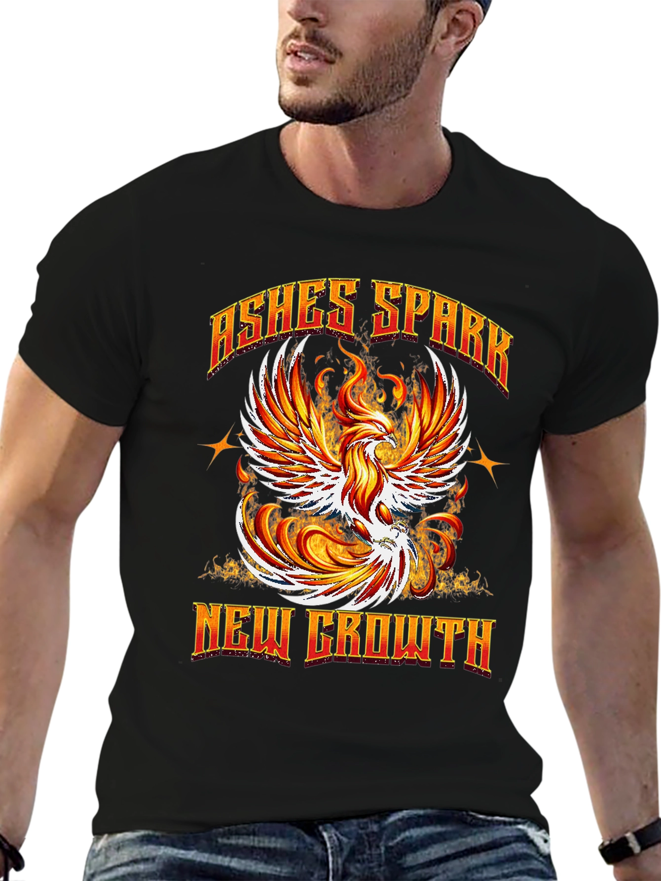 Ashes Spark New Growth Phoenix Graphic Tee