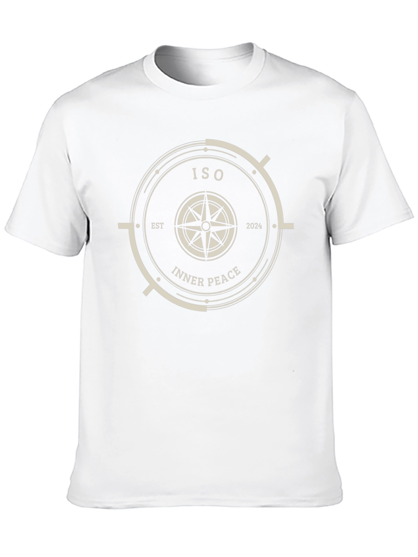 Inner Peace ISO Compass Graphic T-Shirt