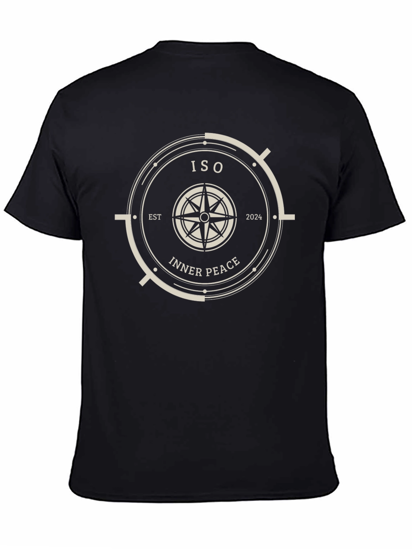 Inner Peace ISO Compass Graphic T-Shirt