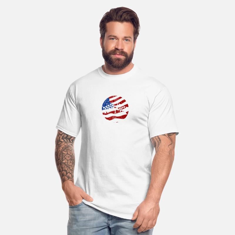 Formula Racing American Flag Finish Checkered Flag