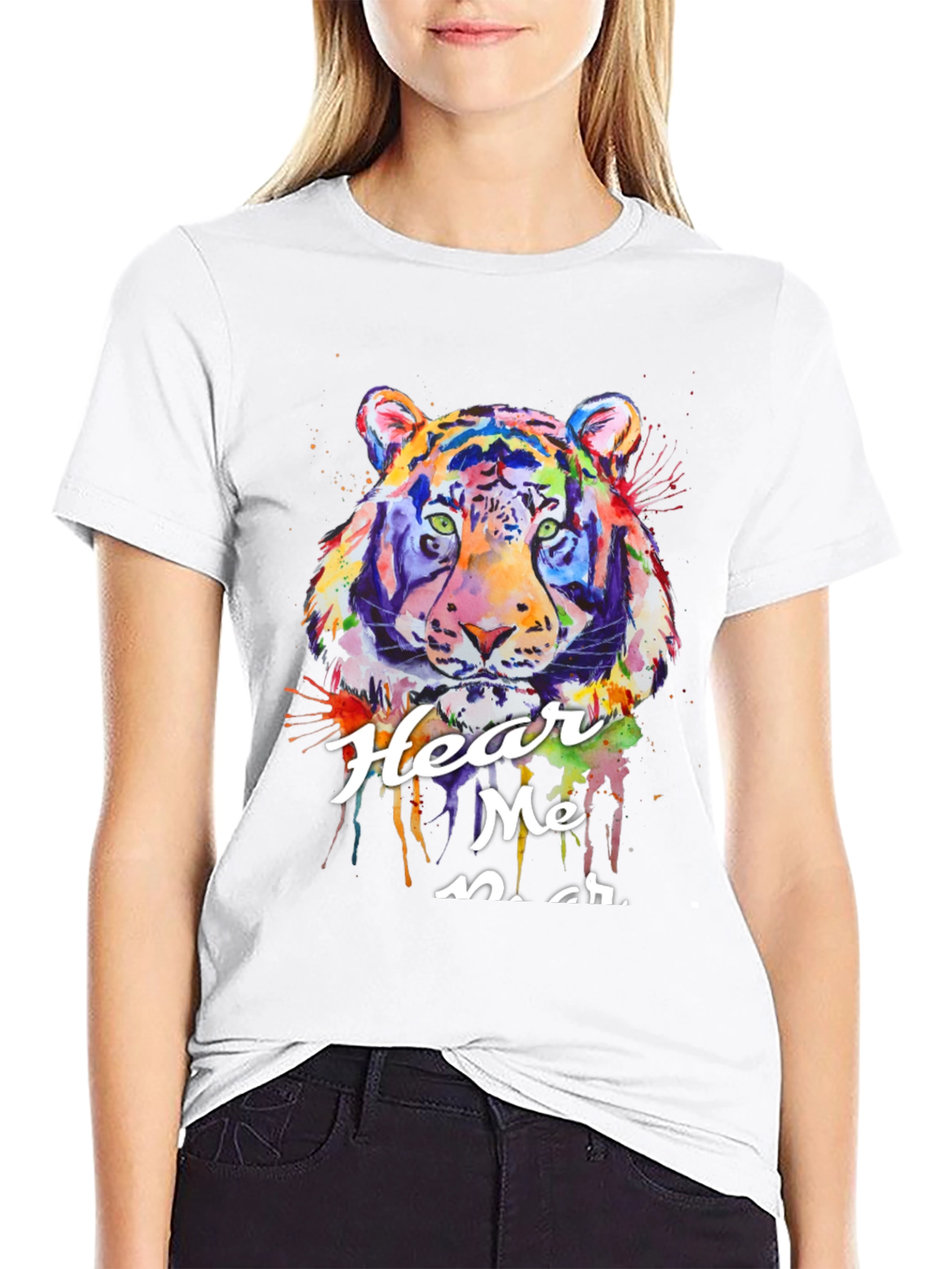 Hear Me Roar Tiger Graphic T-Shirt