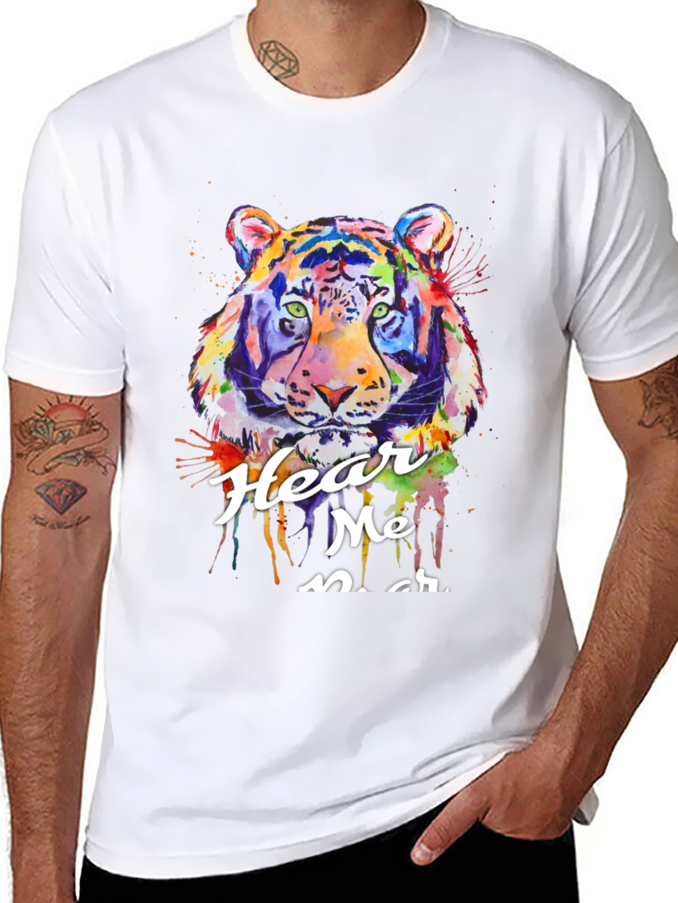 Hear Me Roar Tiger Graphic T-Shirt