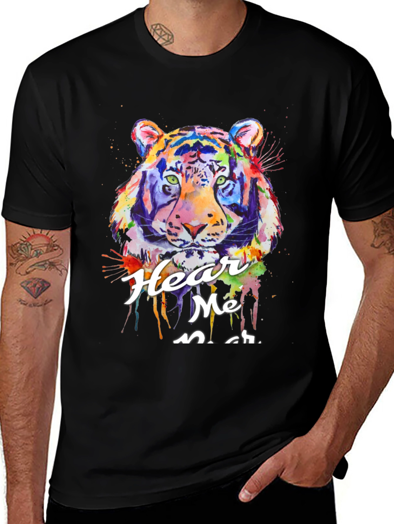 Hear Me Roar Tiger Graphic T-Shirt