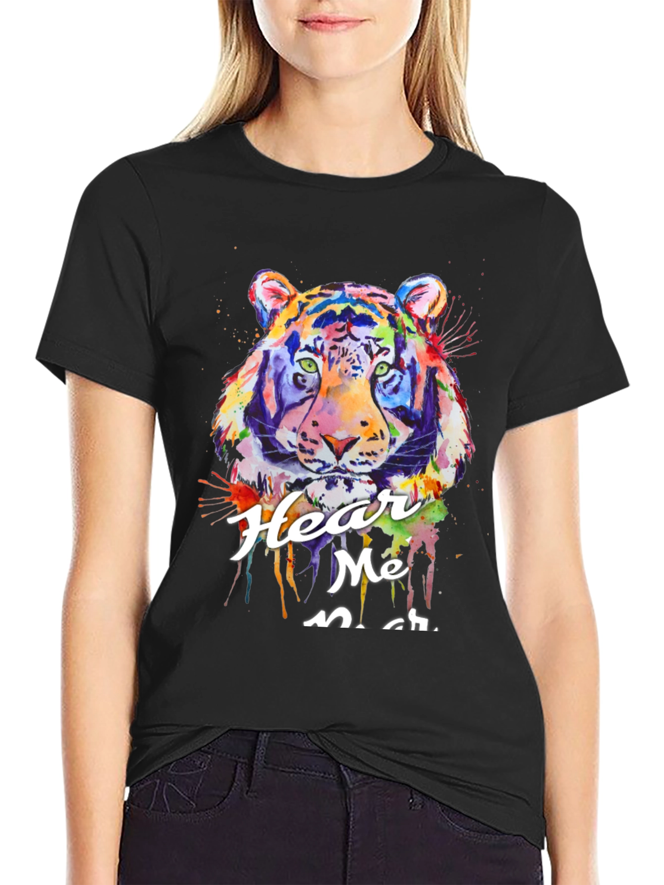 Hear Me Roar Tiger Graphic T-Shirt