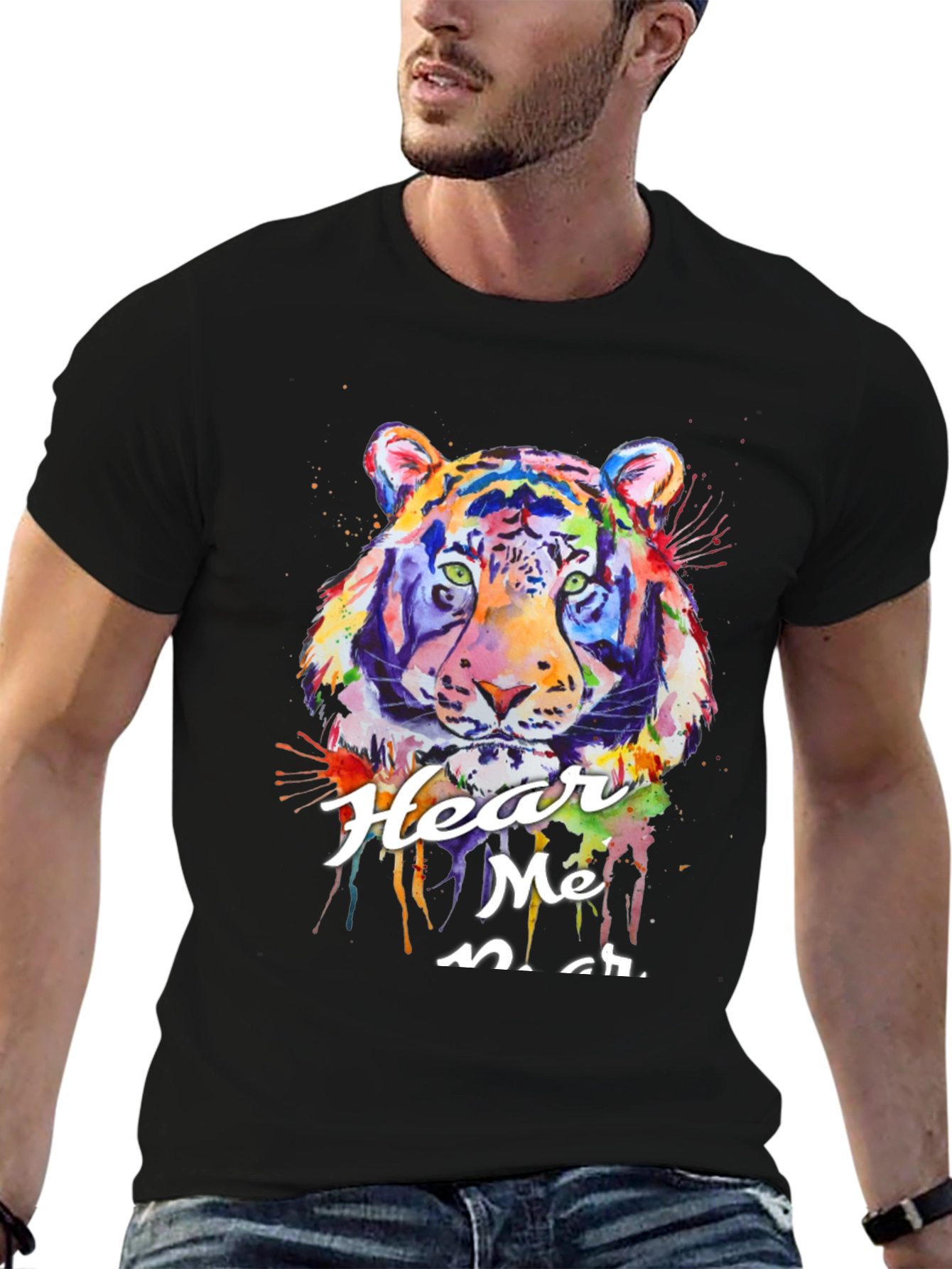 Hear Me Roar Tiger Graphic T-Shirt