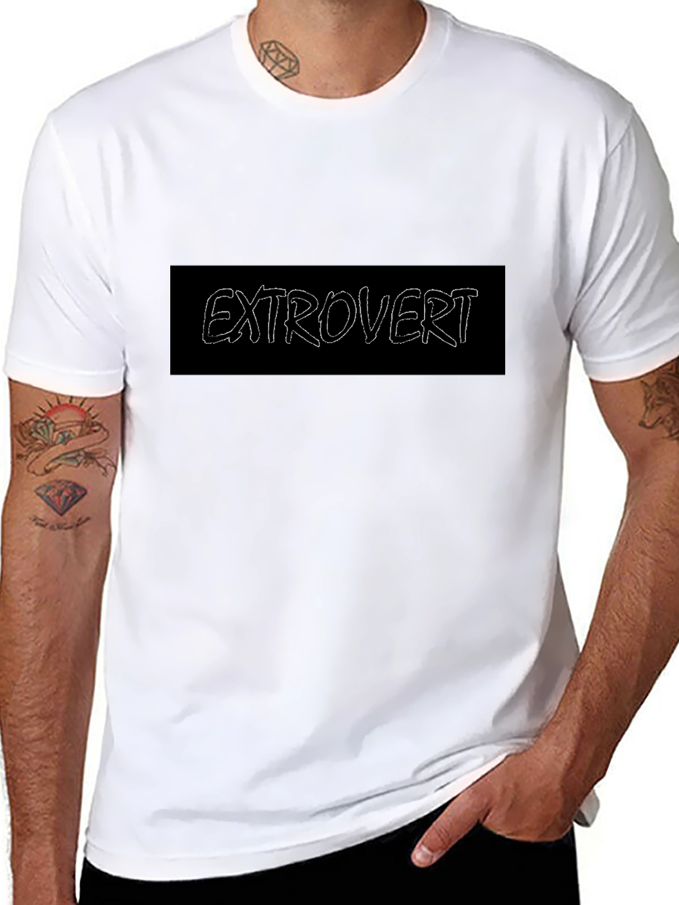 Extrovert T-Shirt - Bold Statement Tee