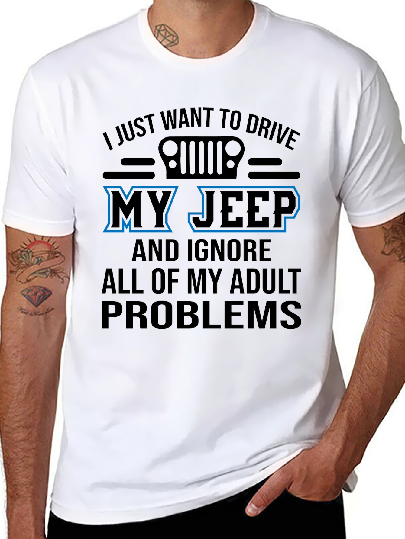 Jeep T-Shirt - Adult Problems