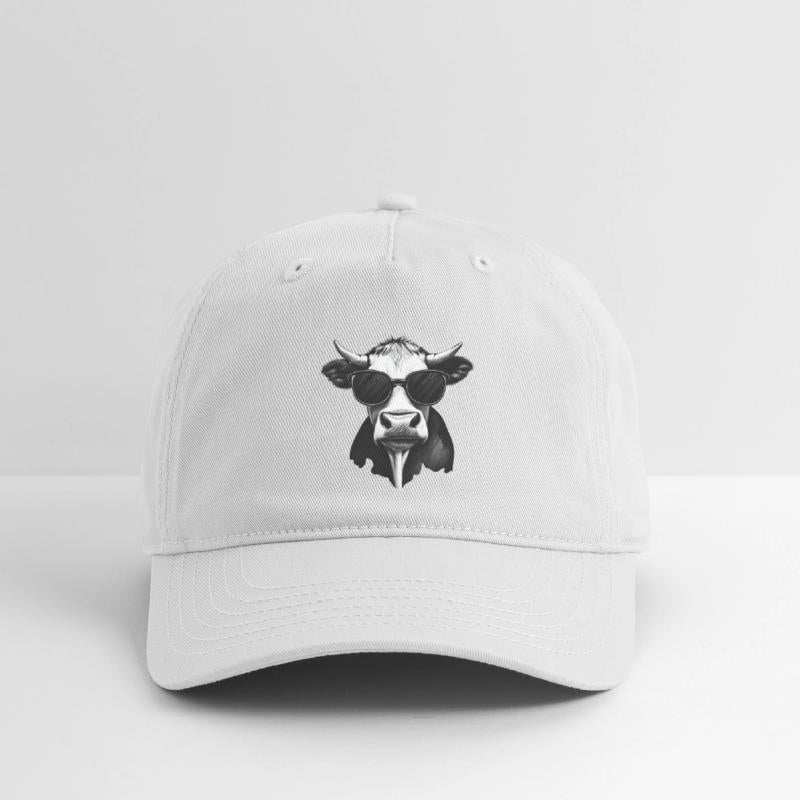 FUNKY COOL COW DAIRY COW MILK COW GANGSTER COW