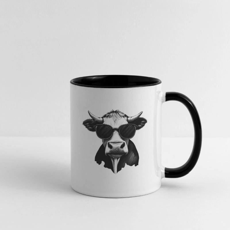 FUNKY COOL COW DAIRY COW MILK COW GANGSTER COW