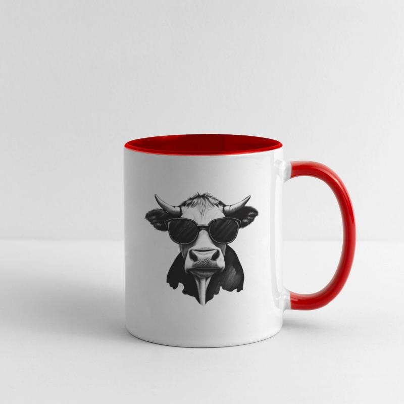 FUNKY COOL COW DAIRY COW MILK COW GANGSTER COW