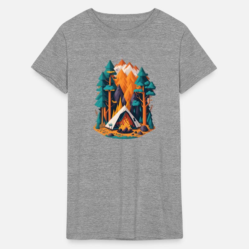 Funny Camping Hiking Lover Present Happy Camper