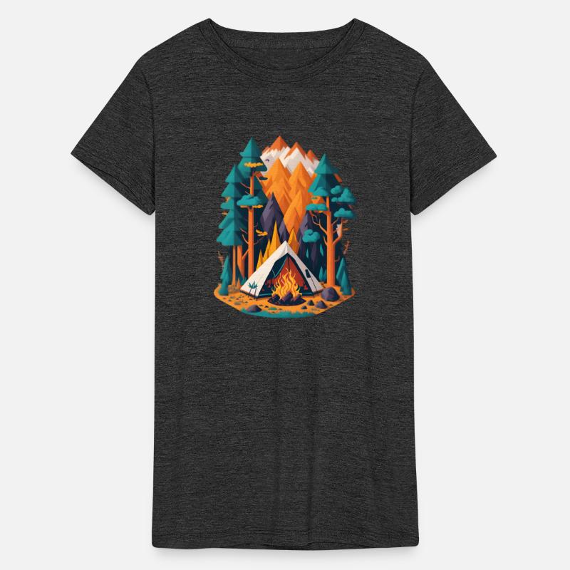 Funny Camping Hiking Lover Present Happy Camper