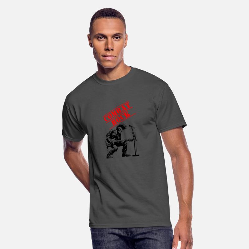 Funny combat rock punk soldier t shirt