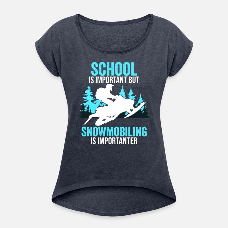 Funny Snowmobiling Snowmobile Men Women Kids