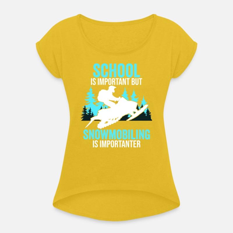Funny Snowmobiling Snowmobile Men Women Kids