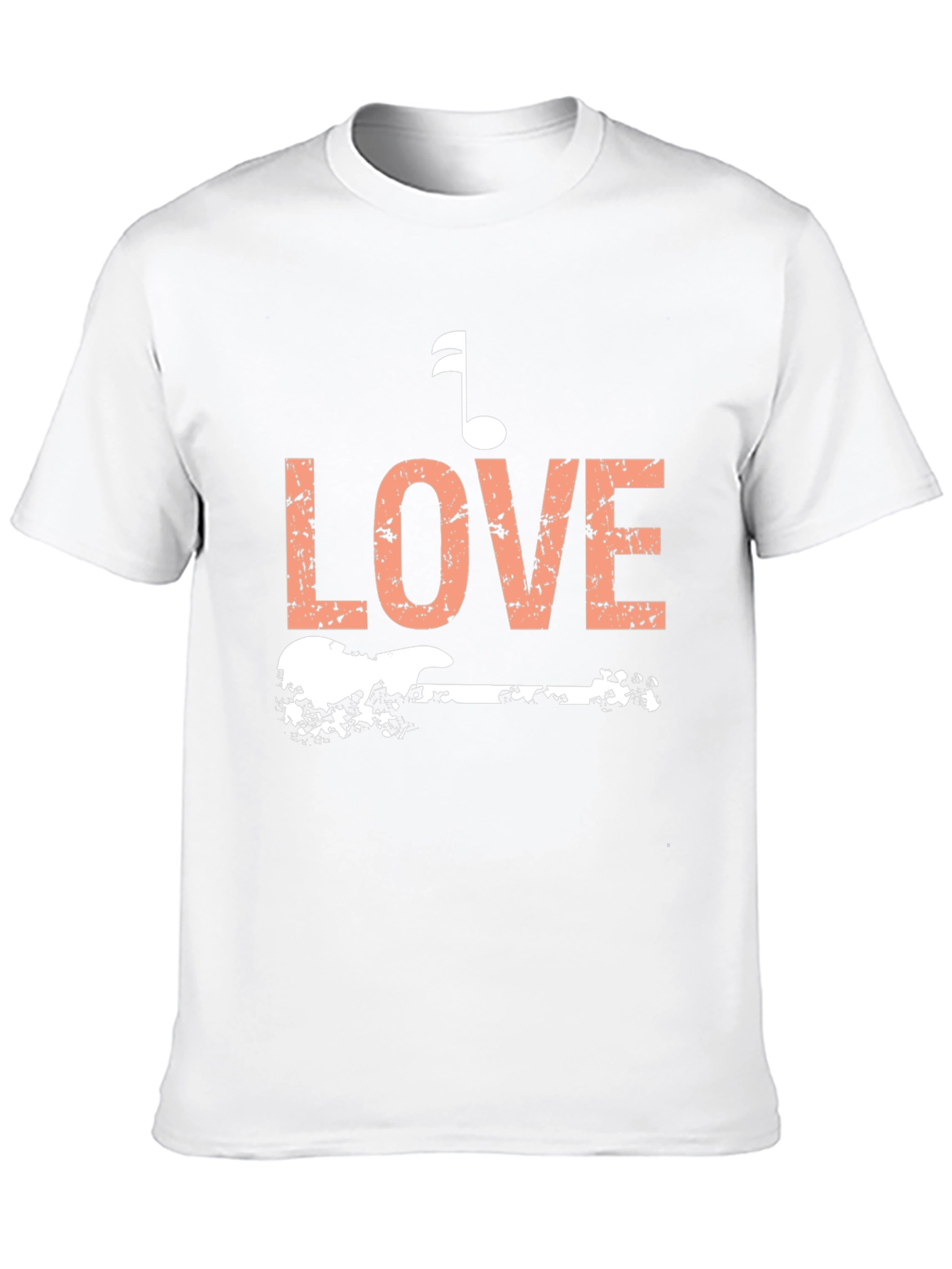 Love Music Graphic Tee - Guitar Shirt