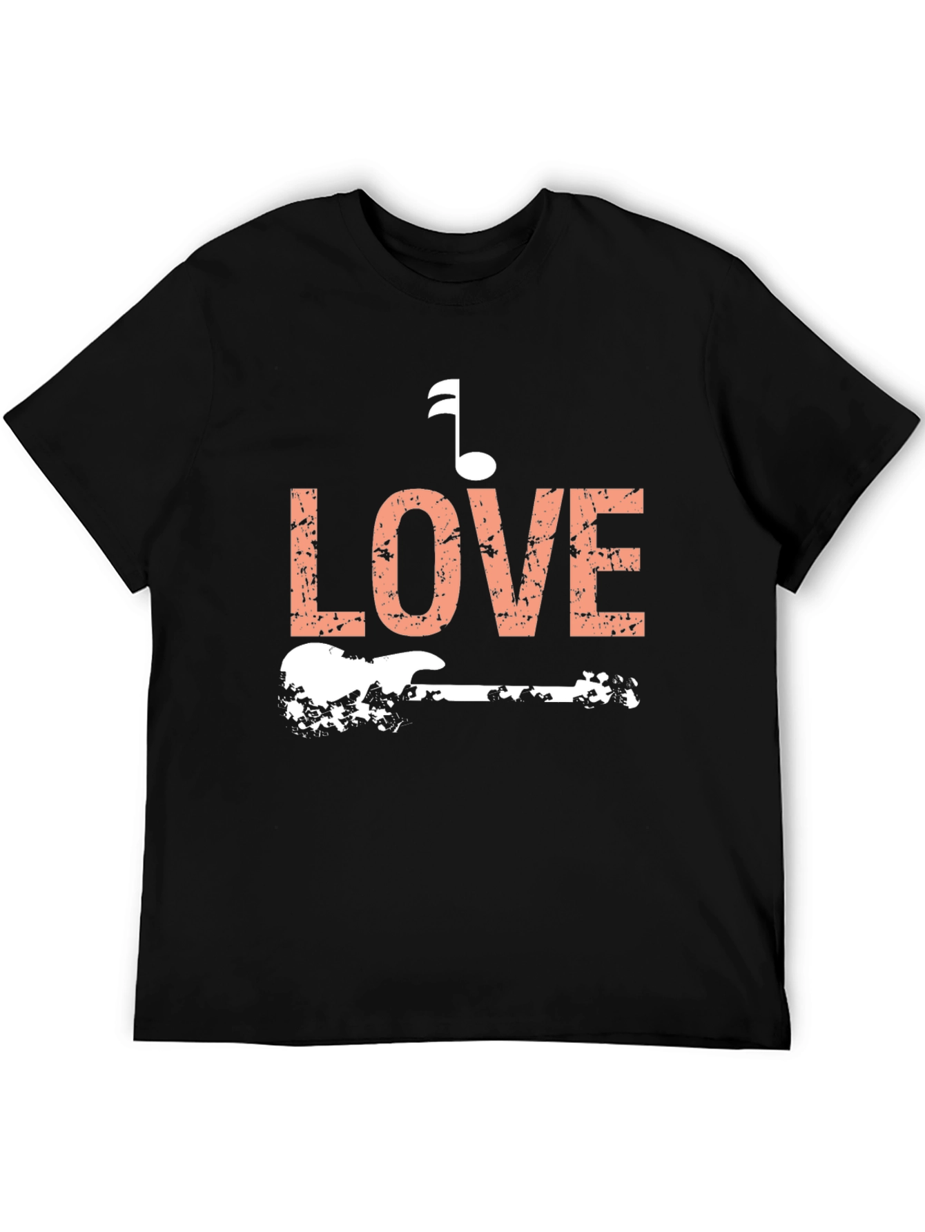 Love Music Graphic Tee - Guitar Shirt