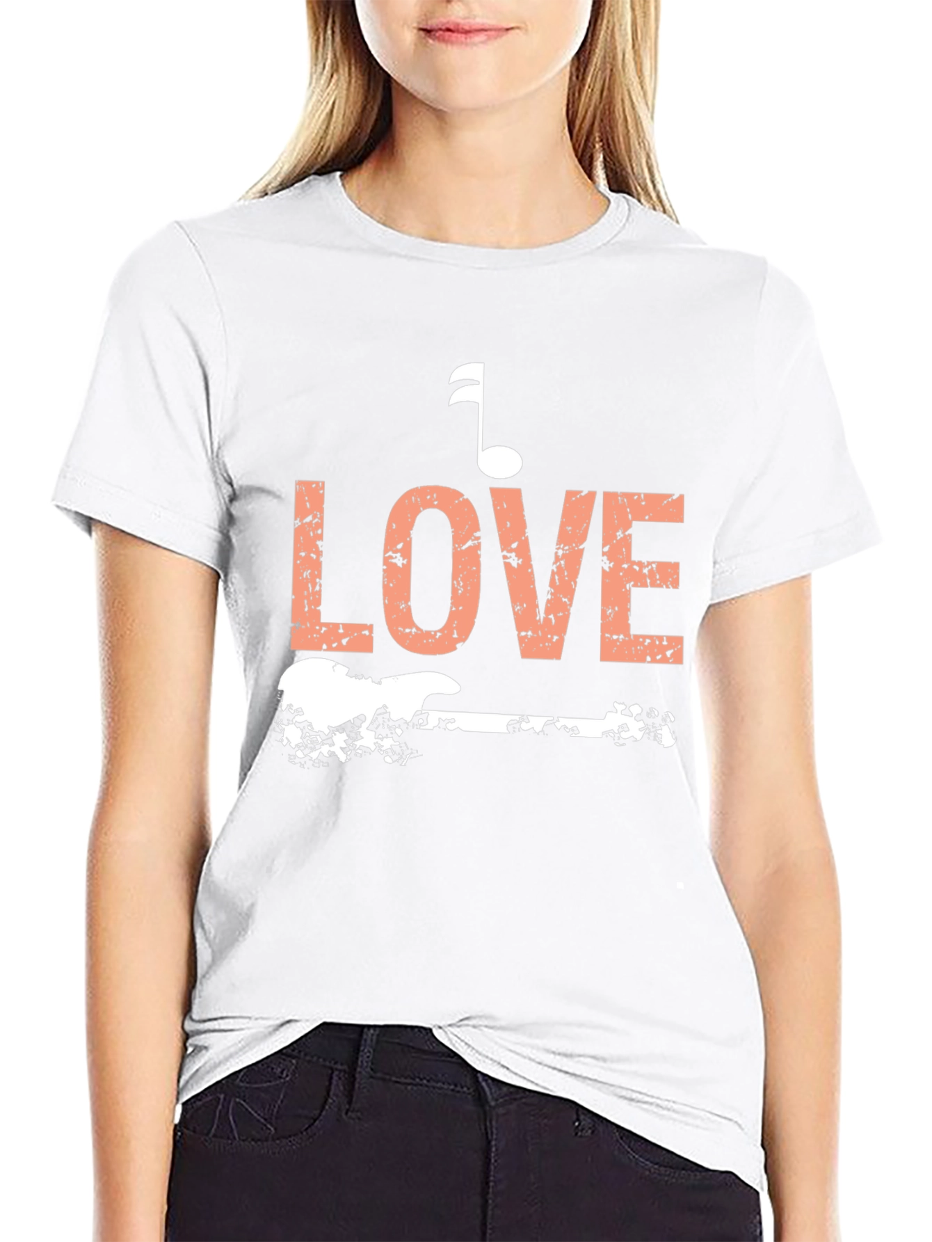 Love Music Graphic Tee - Guitar Shirt