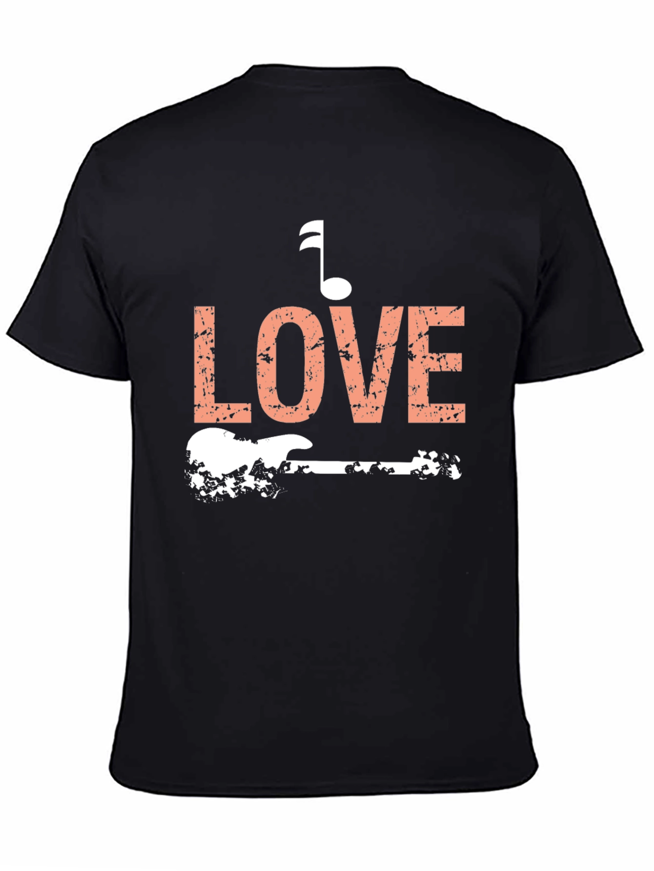 Love Music Graphic Tee - Guitar Shirt