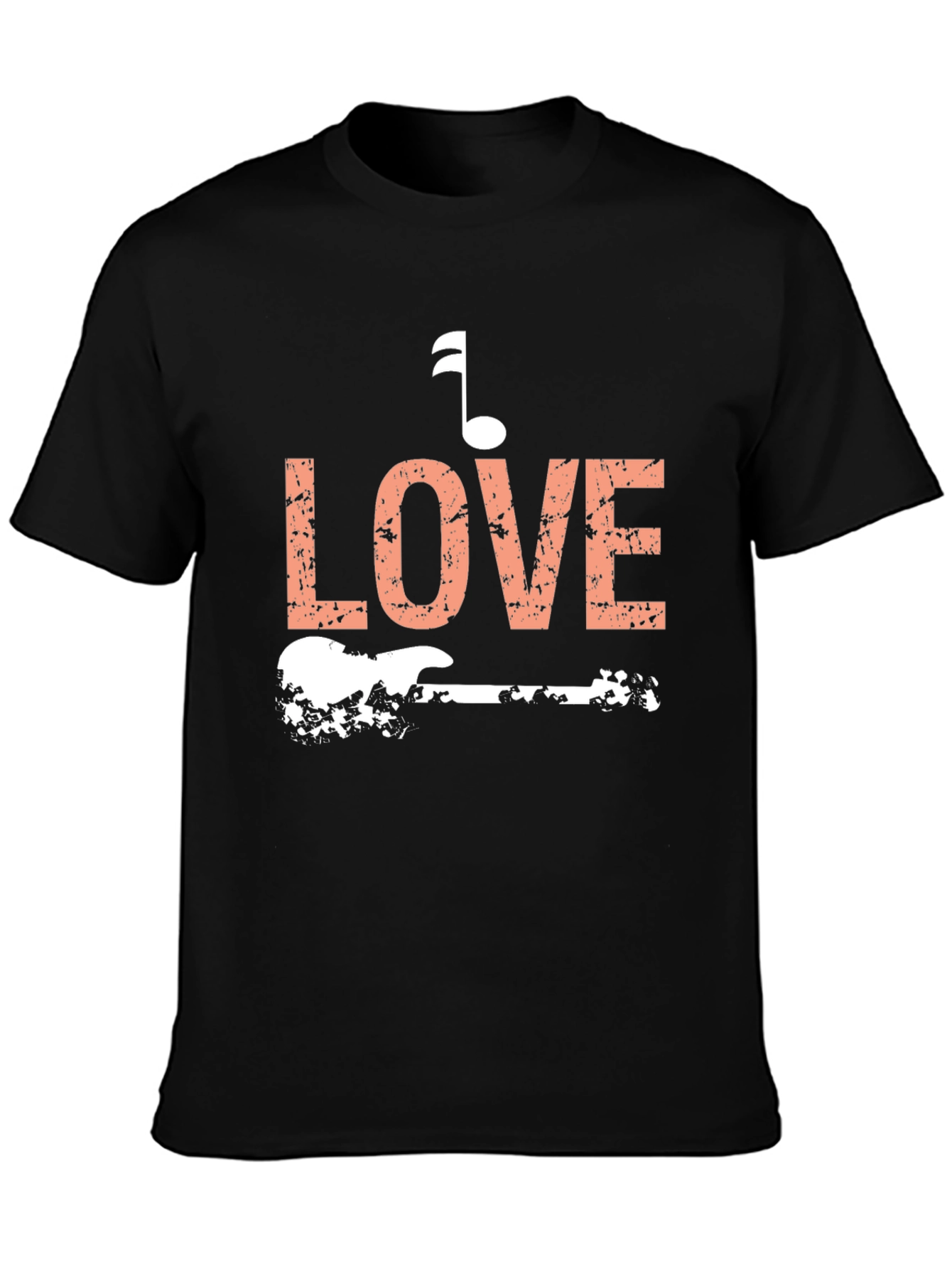 Love Music Graphic Tee - Guitar Shirt
