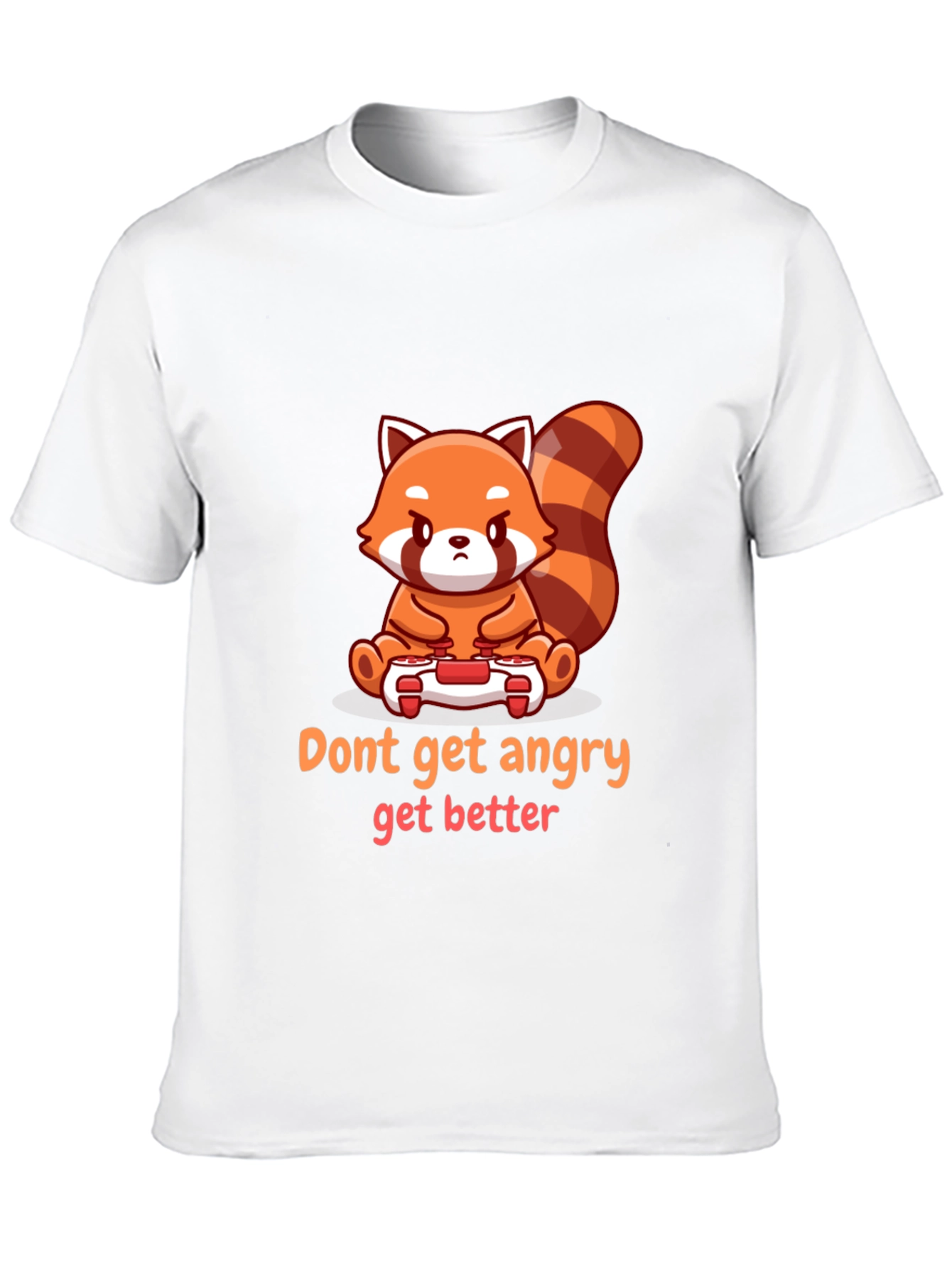 Gamer Red Panda Graphic Tee - Get Better