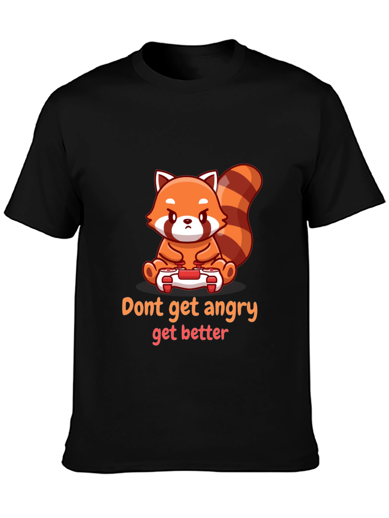 Gamer Red Panda Graphic Tee - Get Better