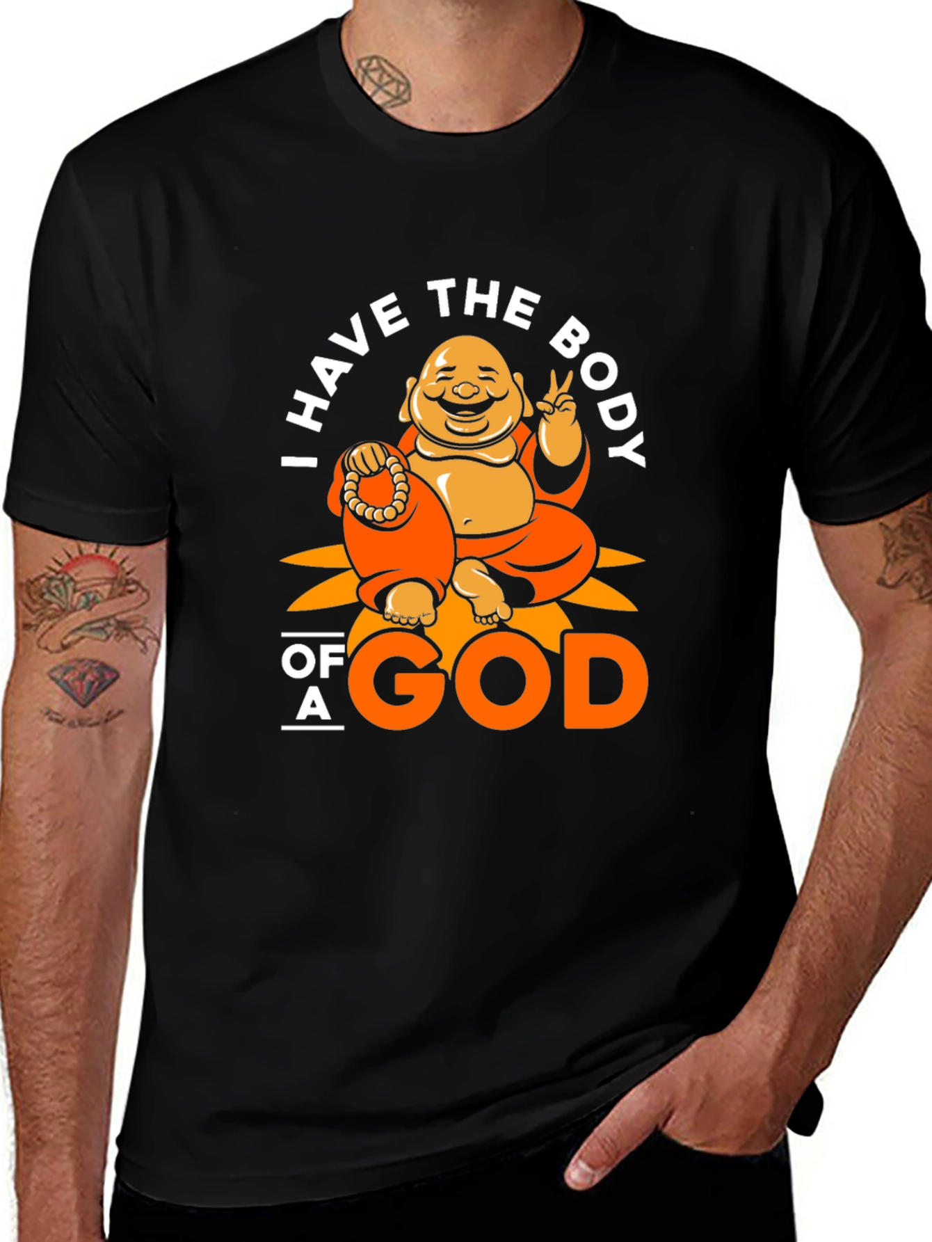 Body of a God Buddha Graphic Tee